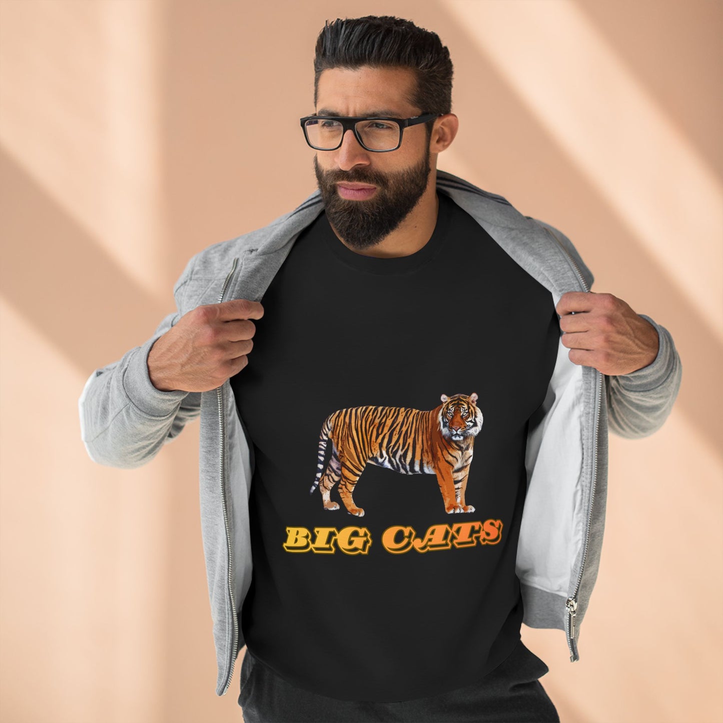 Unisex Premium Tiger Big Cats Crewneck Sweatshirt