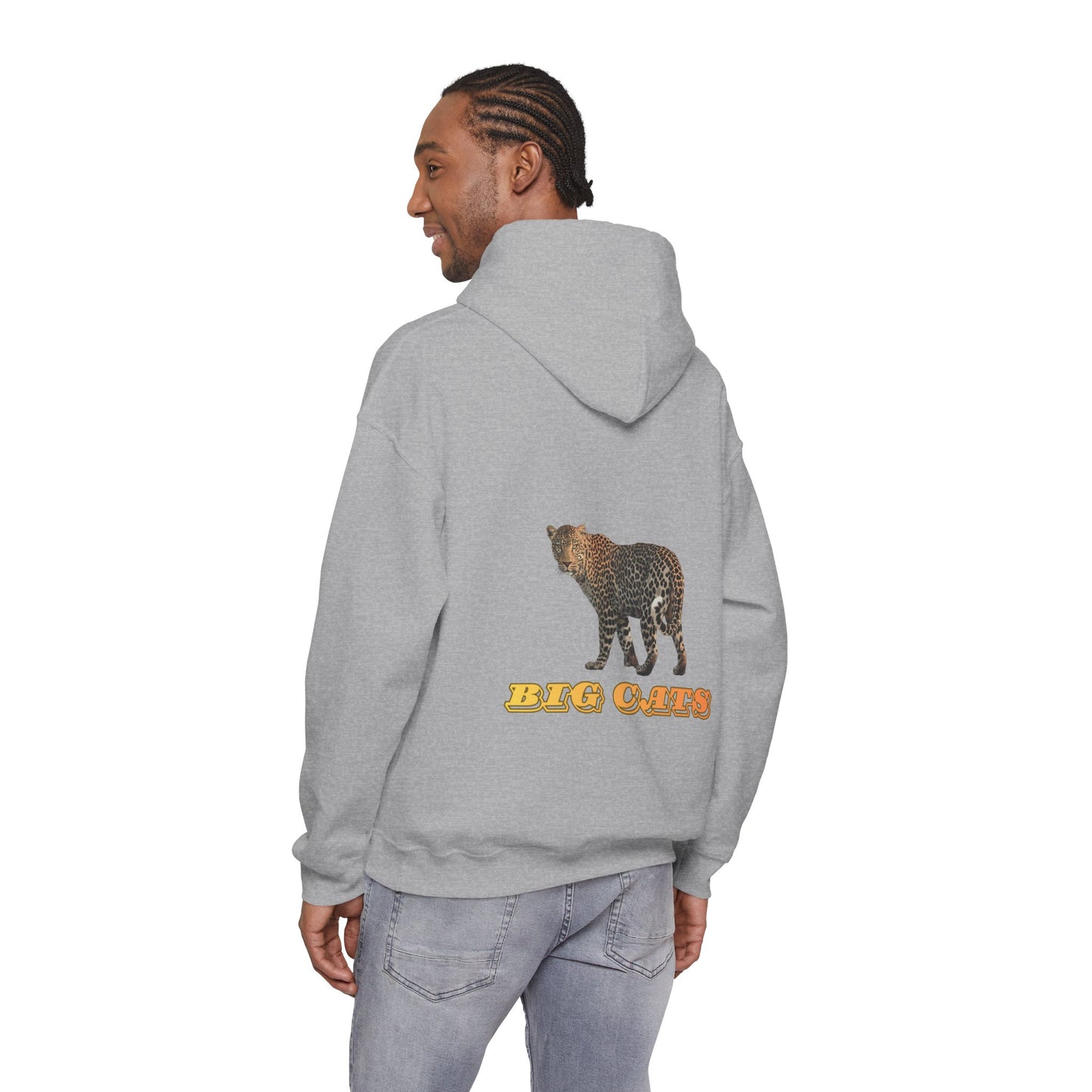 Unisex Leopard Big Cat Hooded Sweatshirt