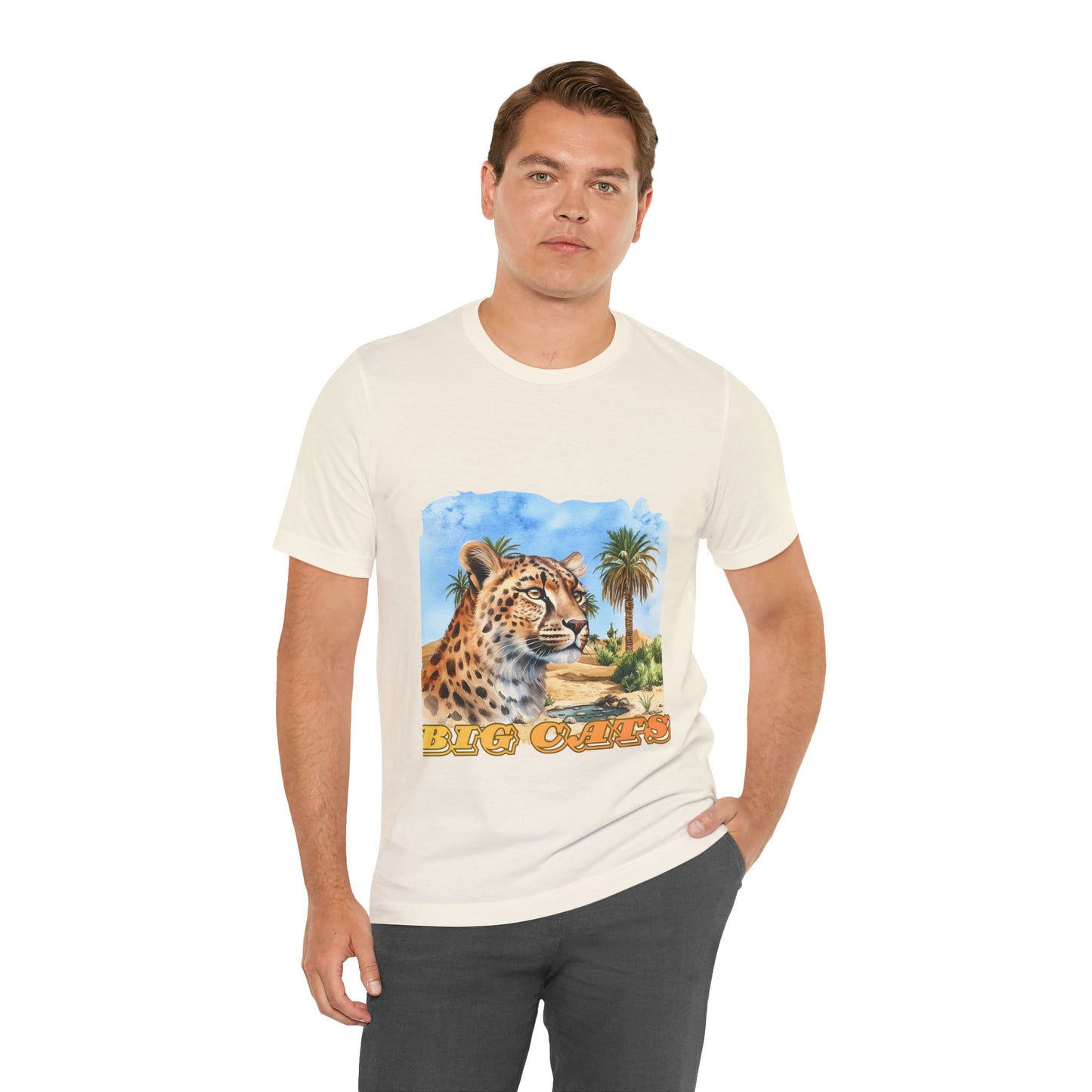 Cheetah Graphic Tee – 'Big Cats' Vintage Safari T-Shirt