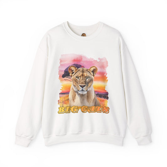 Women's Lioness Big Cats Graphic Sweatshirt