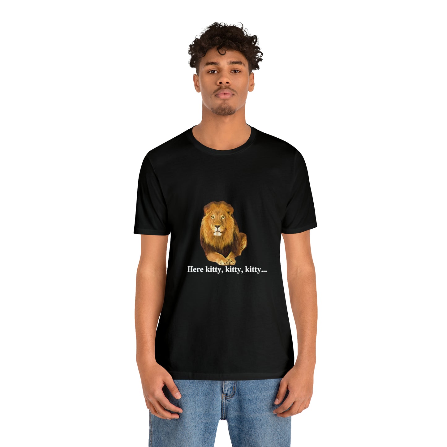 Unisex Lion Big Cats Short Sleeve Tee