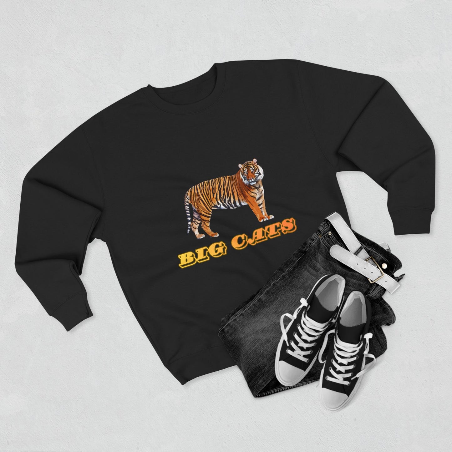 Unisex Premium Tiger Big Cats Crewneck Sweatshirt