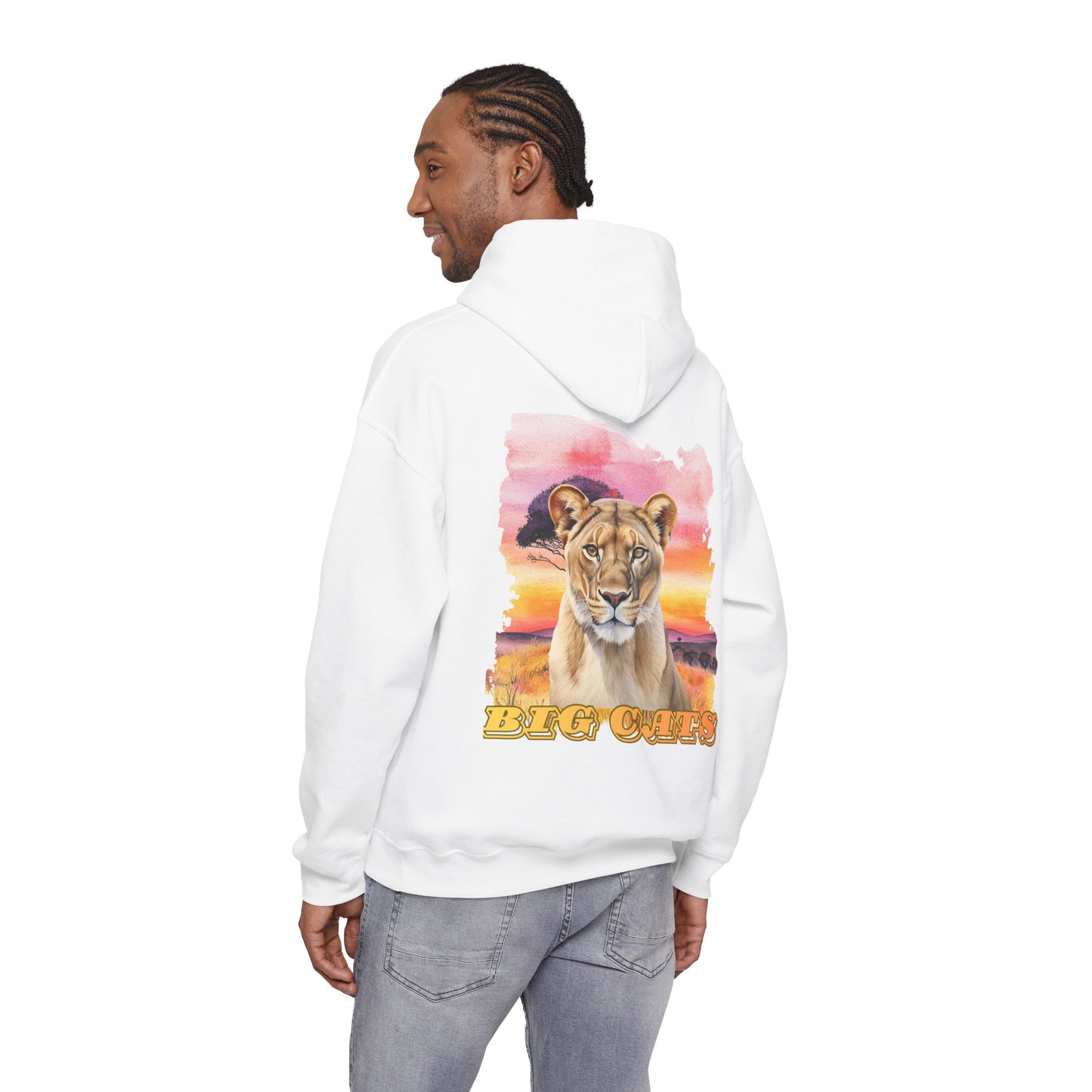 Big Cats Lioness Hooded Sweatshirt