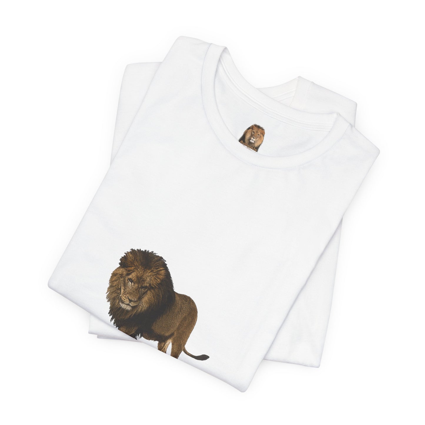 Unisex Lion Big Cats Short Sleeve Tee