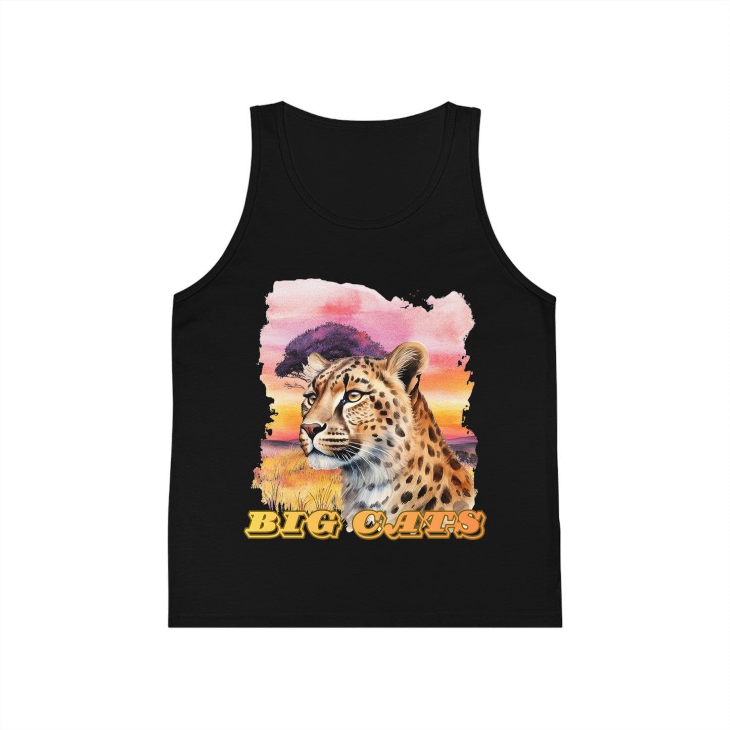 Girls Big Cats Cheetah Tank Top