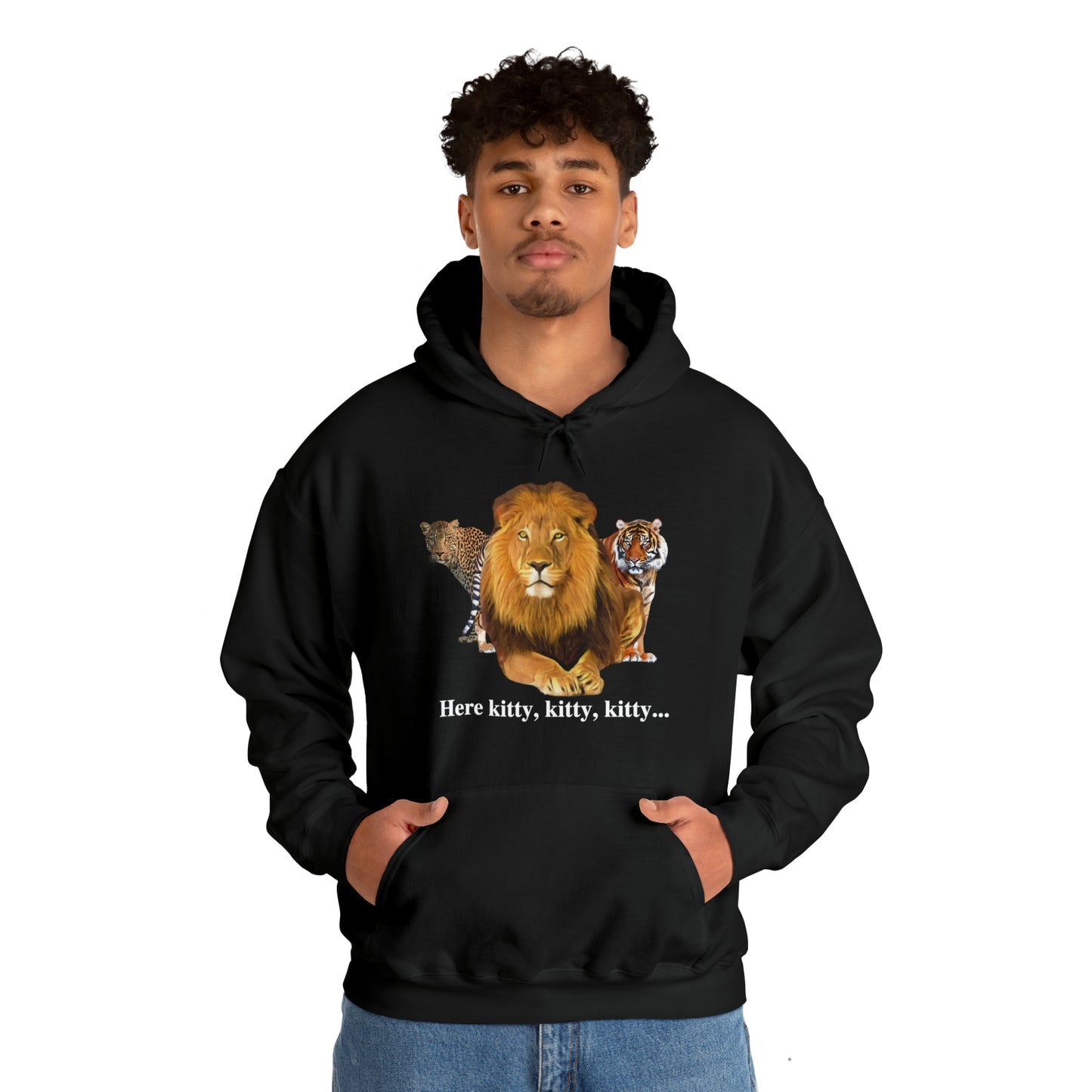 Unisex Big Cats Hooded Sweatshirt