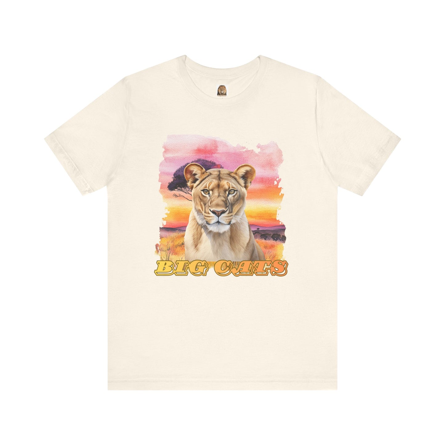 Women's Lioness Big Cats Short Sleeve Tee