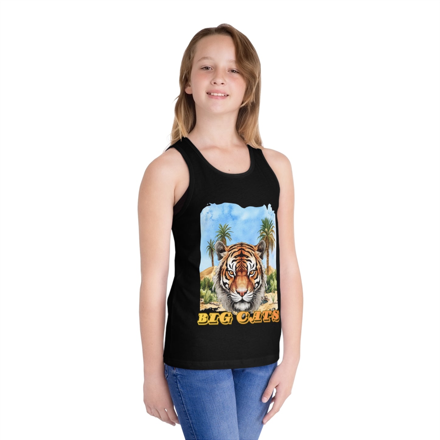 Boy's Big Cats Tiger Tank Top
