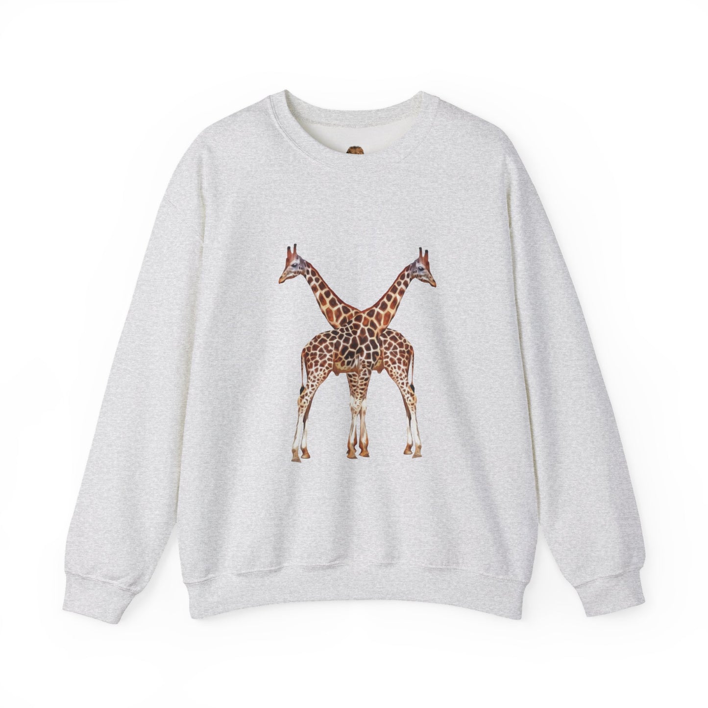 Giraffe Couple Crewneck Sweatshirt For Animal Lovers