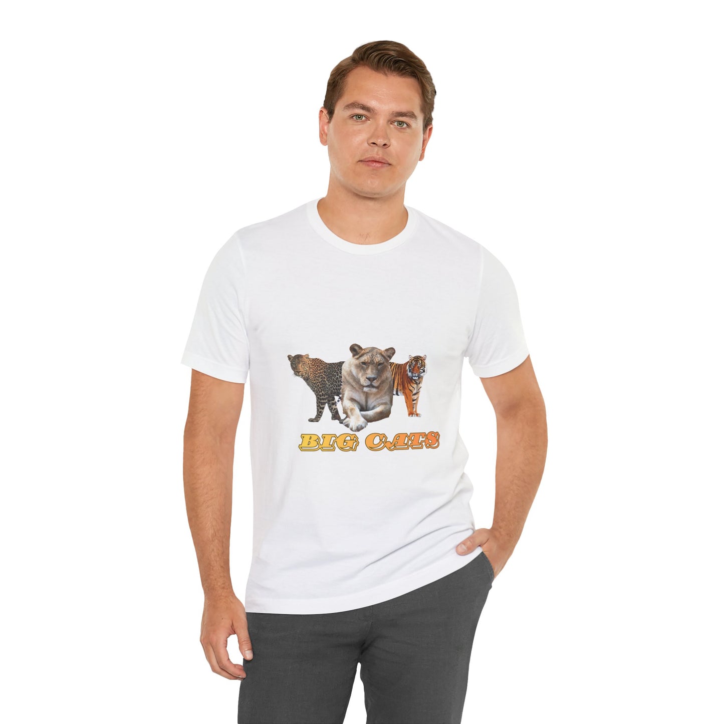 Unisex Big Cats Lioness Short Sleeve Tee