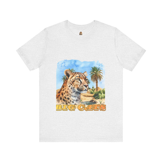 Cheetah Graphic Tee – 'Big Cats' Vintage Safari T-Shirt