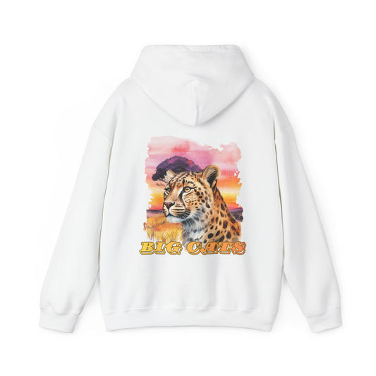 Women's Cheetah Big Cats Sunset Hoodie