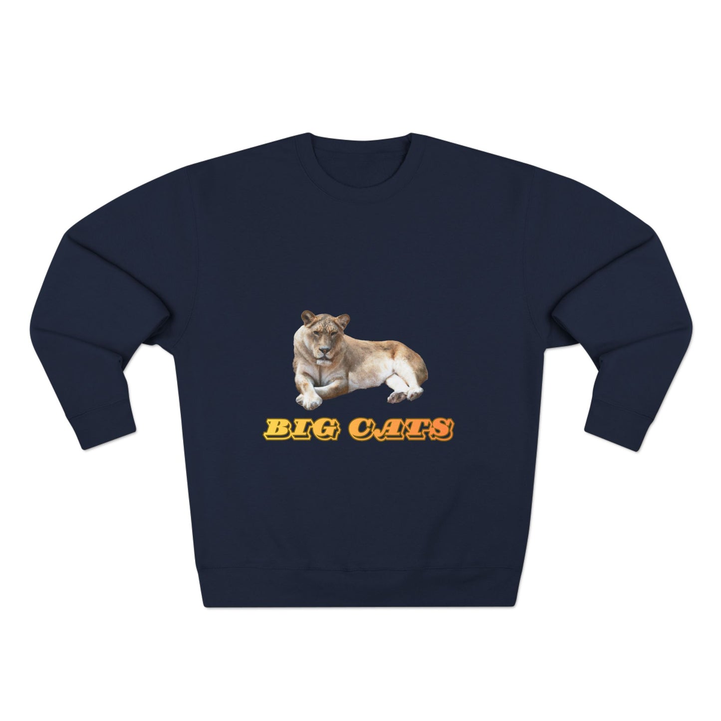 Unisex Premium Lioness Big Cats Crewneck Sweatshirt