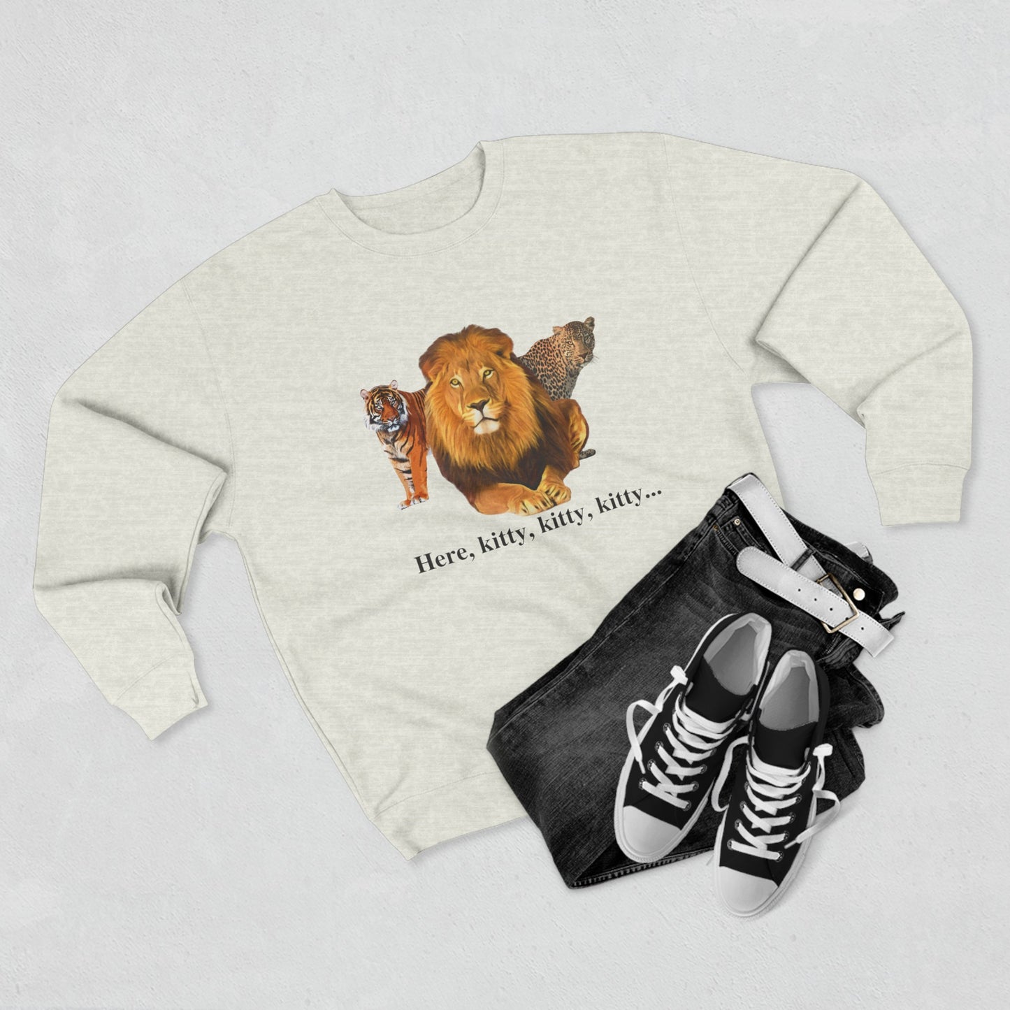 Unisex Premium Big Cats Crewneck Sweatshirt