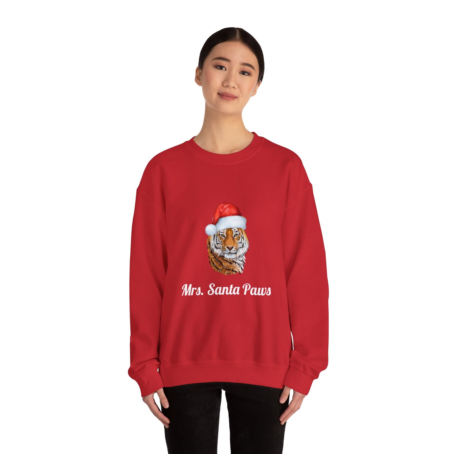 Tiger Mrs. Santa Crewneck Sweatshirt