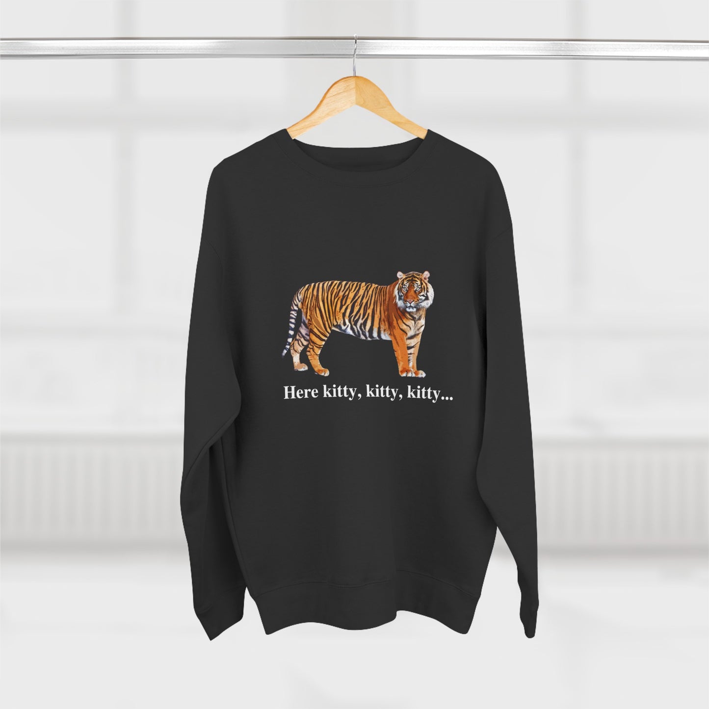 Unisex Premium Tiger Big Cats Crewneck Sweatshirt