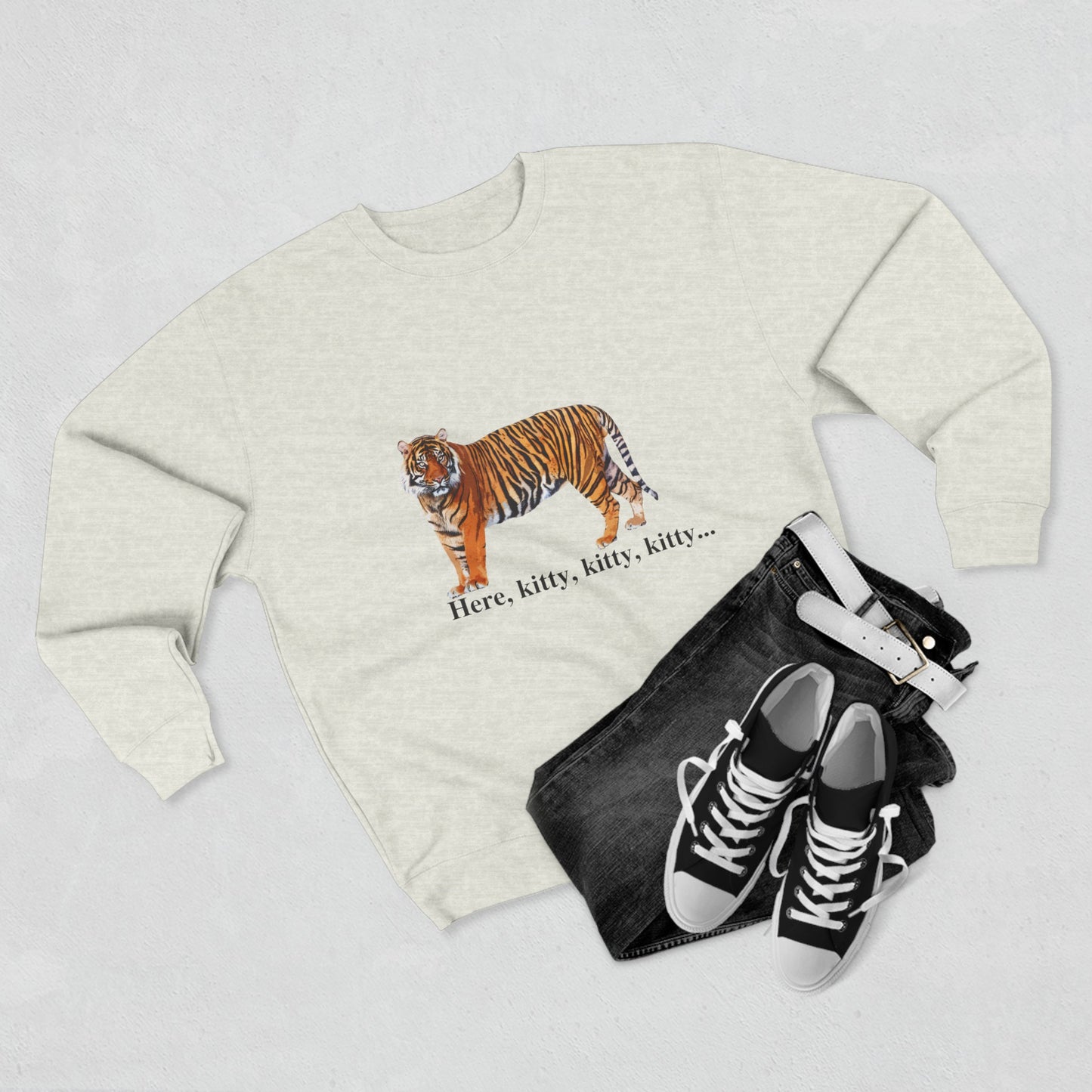 Unisex Premium Tiger Big Cats Crewneck Sweatshirt