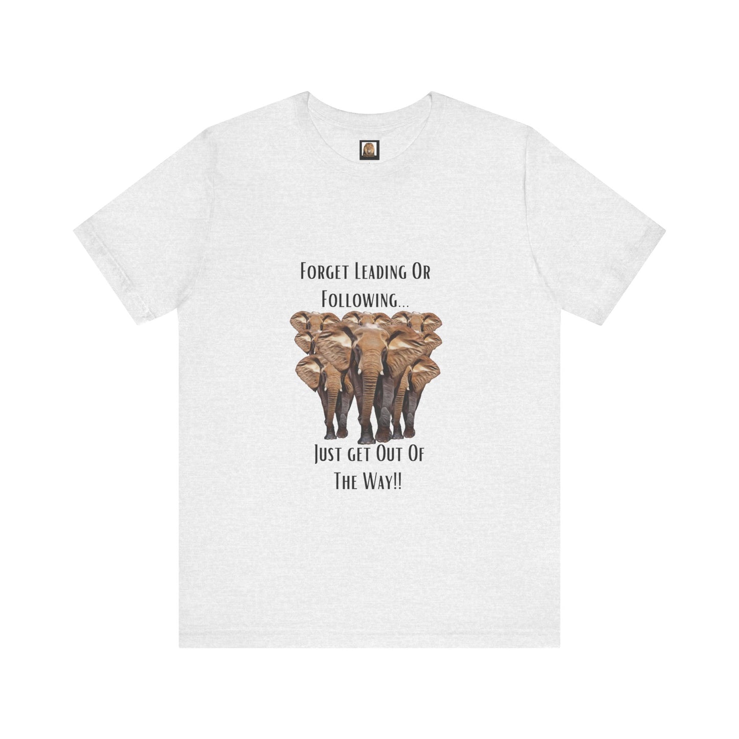 Unisex Elephant Short Sleeve Tee