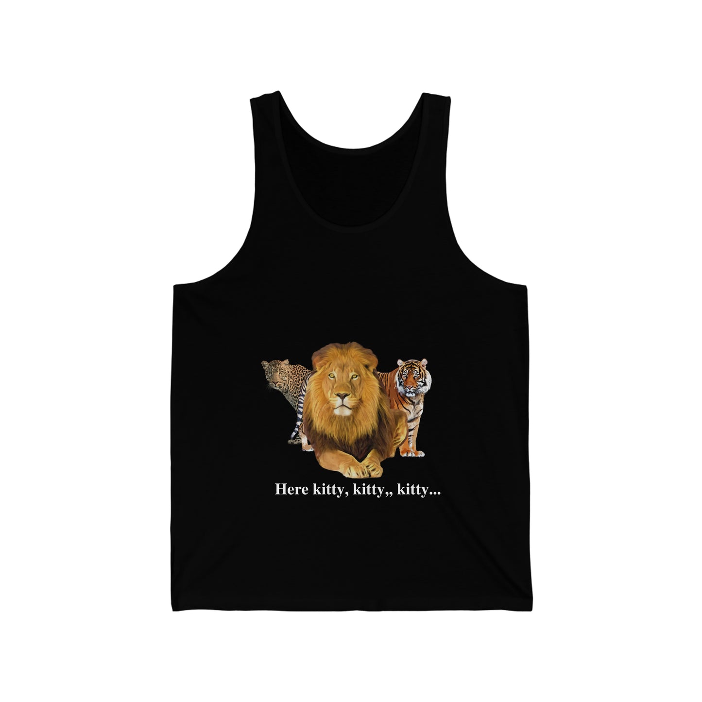 Unisex Big Cats Jersey Tank