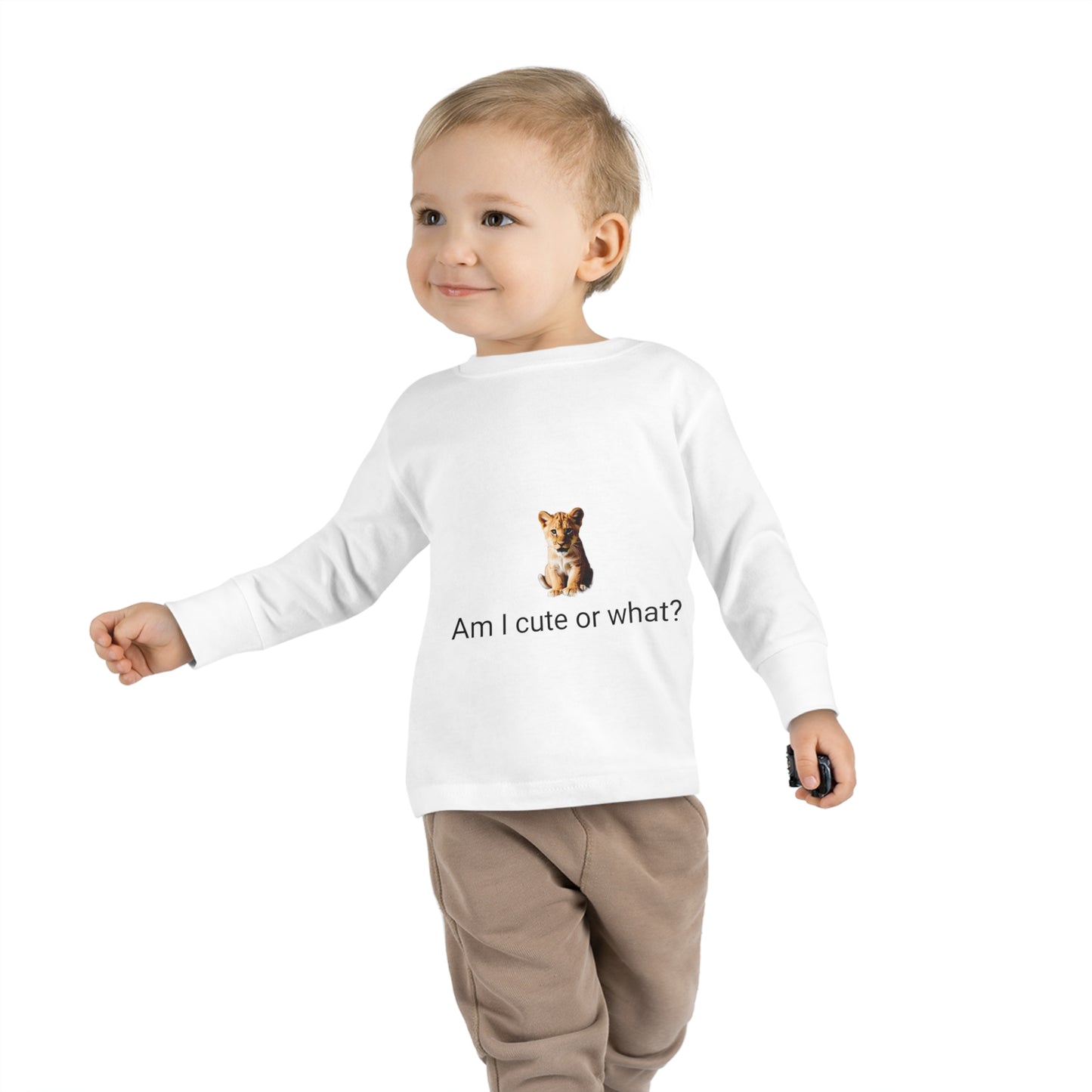 Toddler Little Cats Lion Cub Long Sleeve Tee