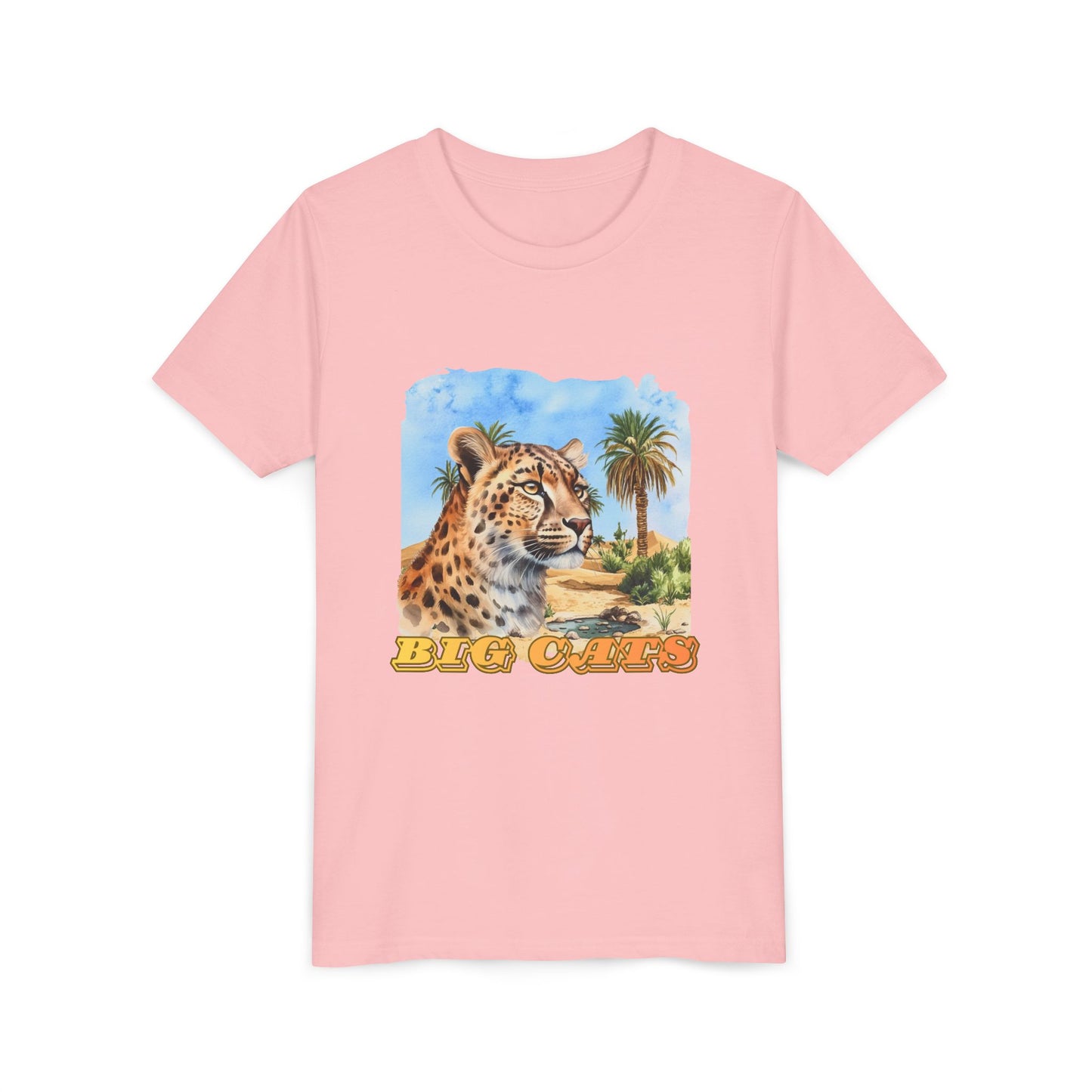 Boys Cheetah Big Cats Graphic Tee Shirt