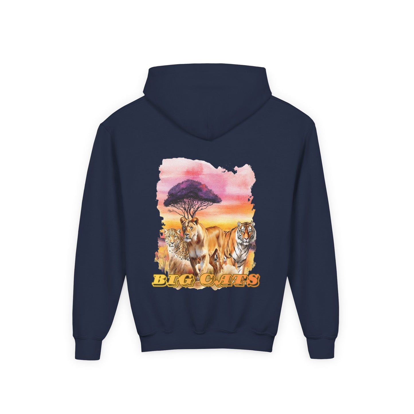 Girls Big Cats Trio Hooded Sweatshirt