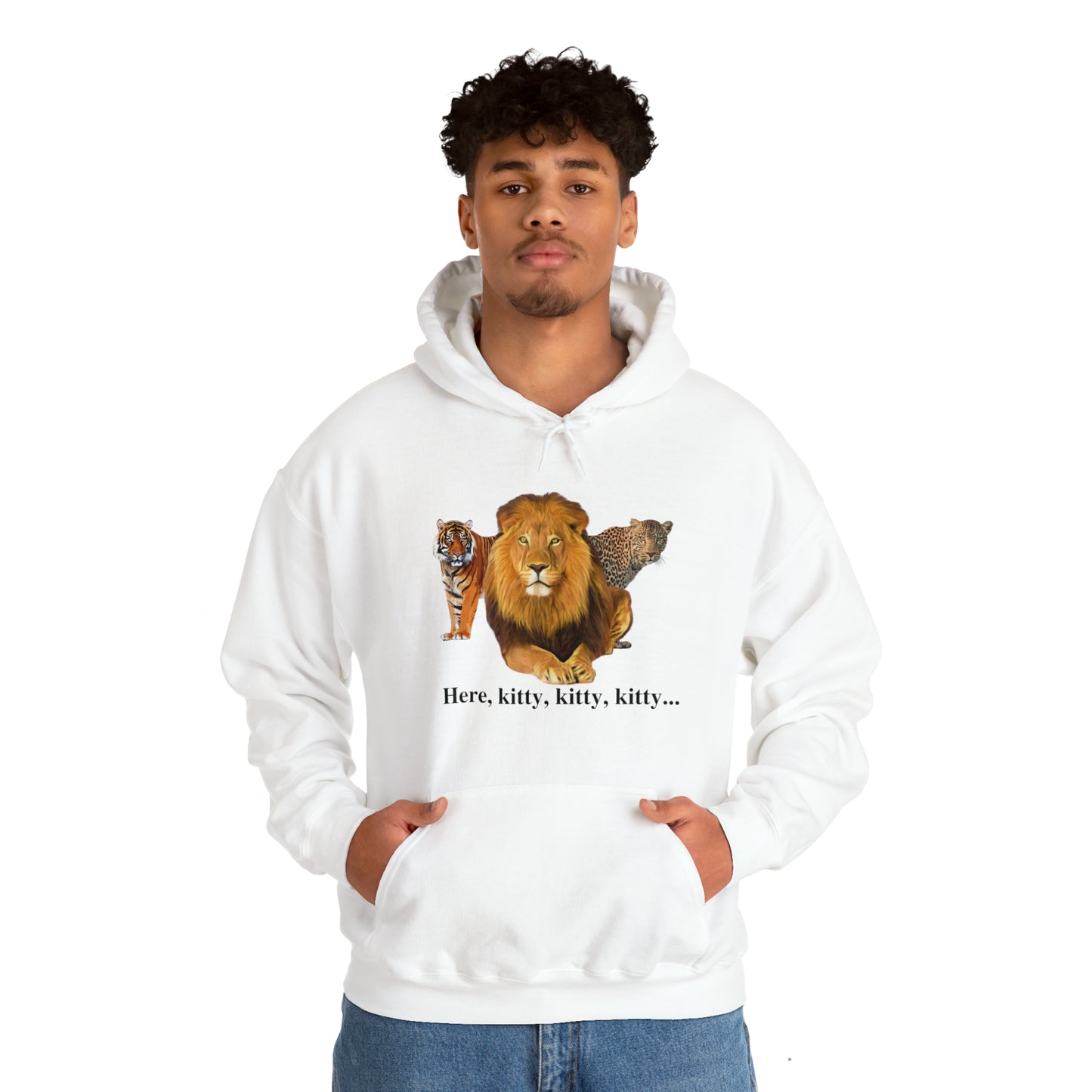 Unisex Big Cats Hooded Sweatshirt