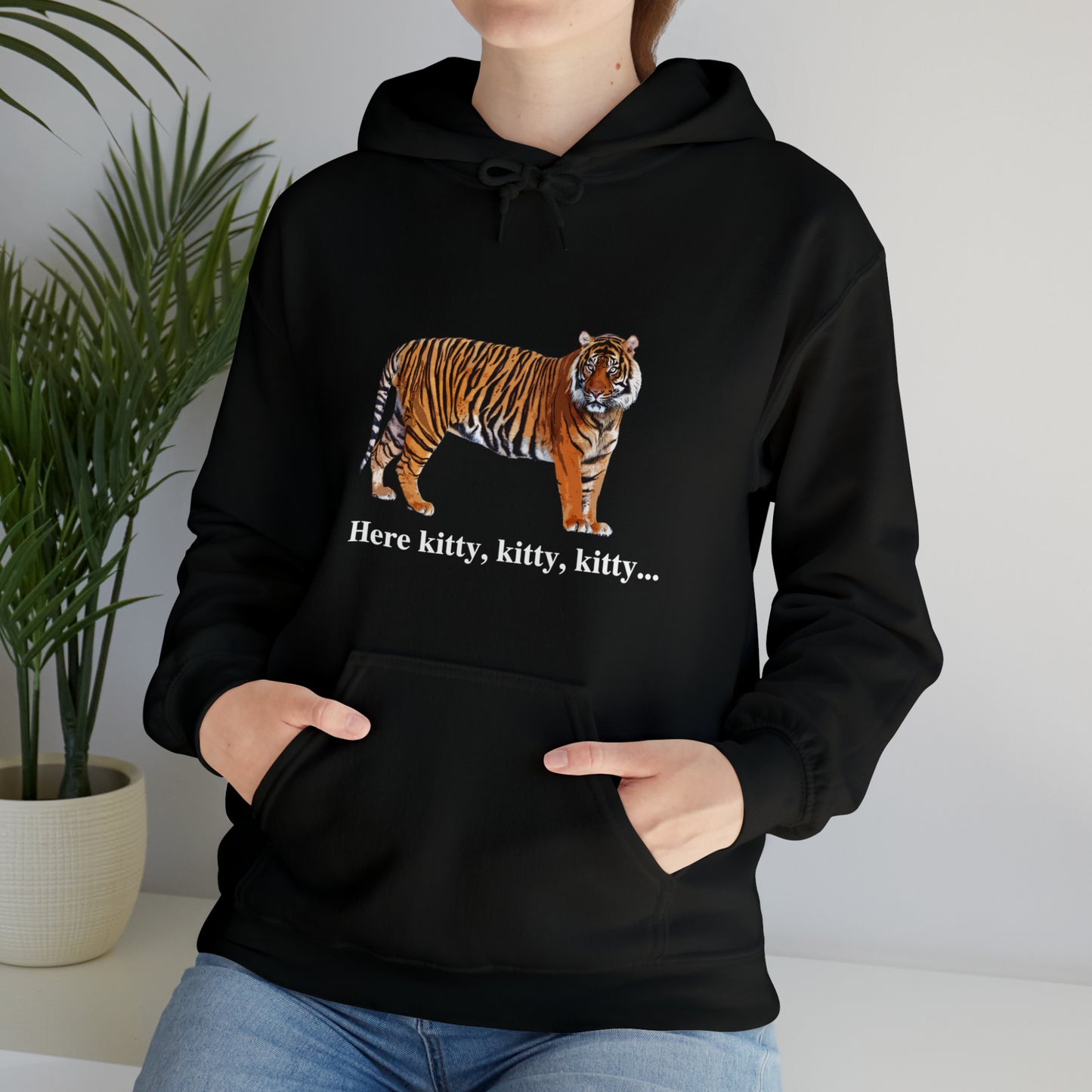 Unisex Tiger Big Cats Hooded Sweatshirt