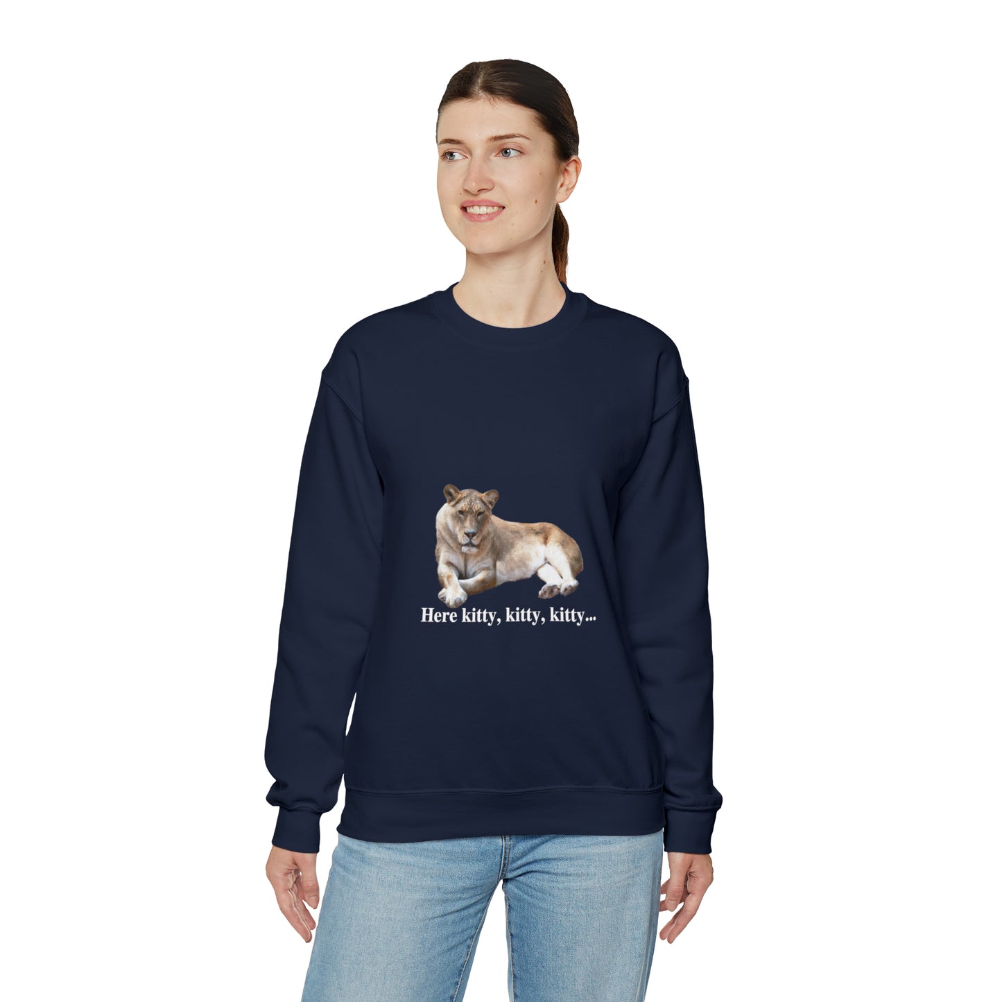 Unisex Lioness Big Cats Crewneck Sweatshirt