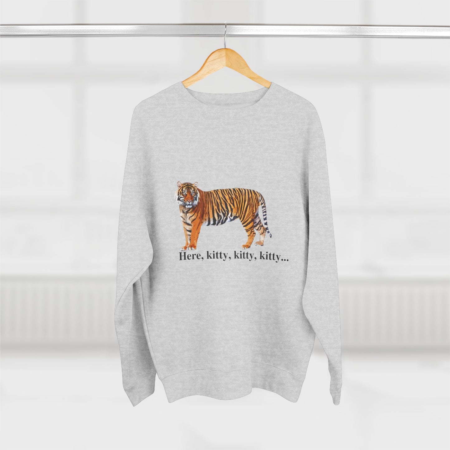 Unisex Premium Tiger Big Cats Crewneck Sweatshirt