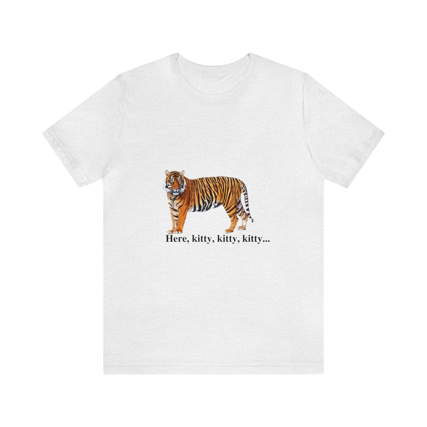 Unisex Tiger Big Cats Short Sleeve Tee