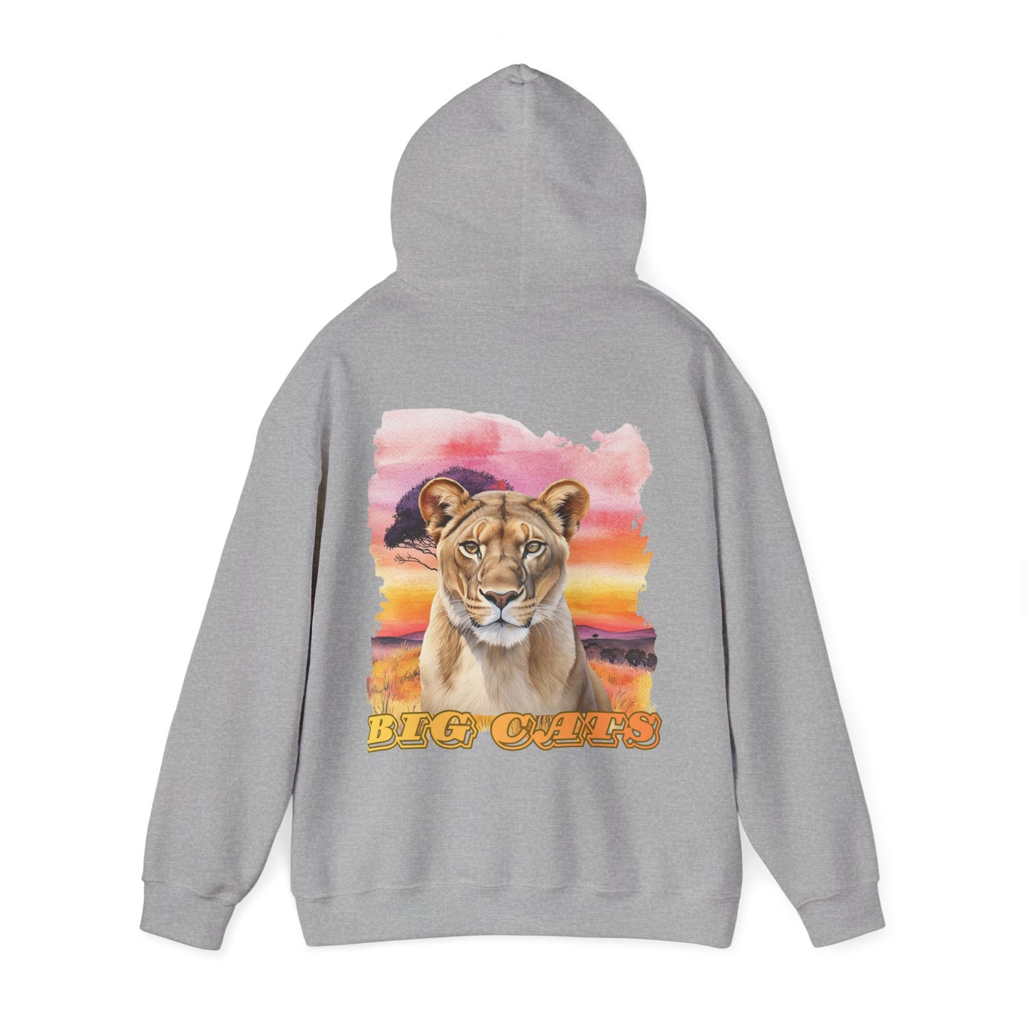 Women's Big Cats Lioness Hooded Sweatshirt