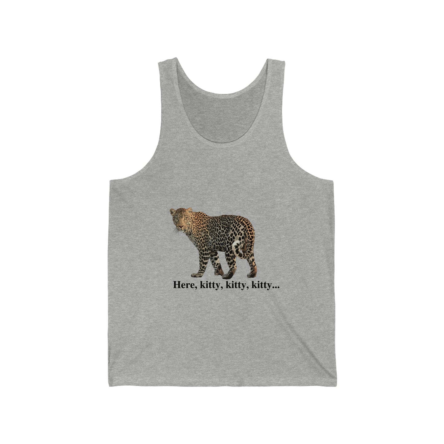 Unisex Leopard Big Cats Jersey Tank