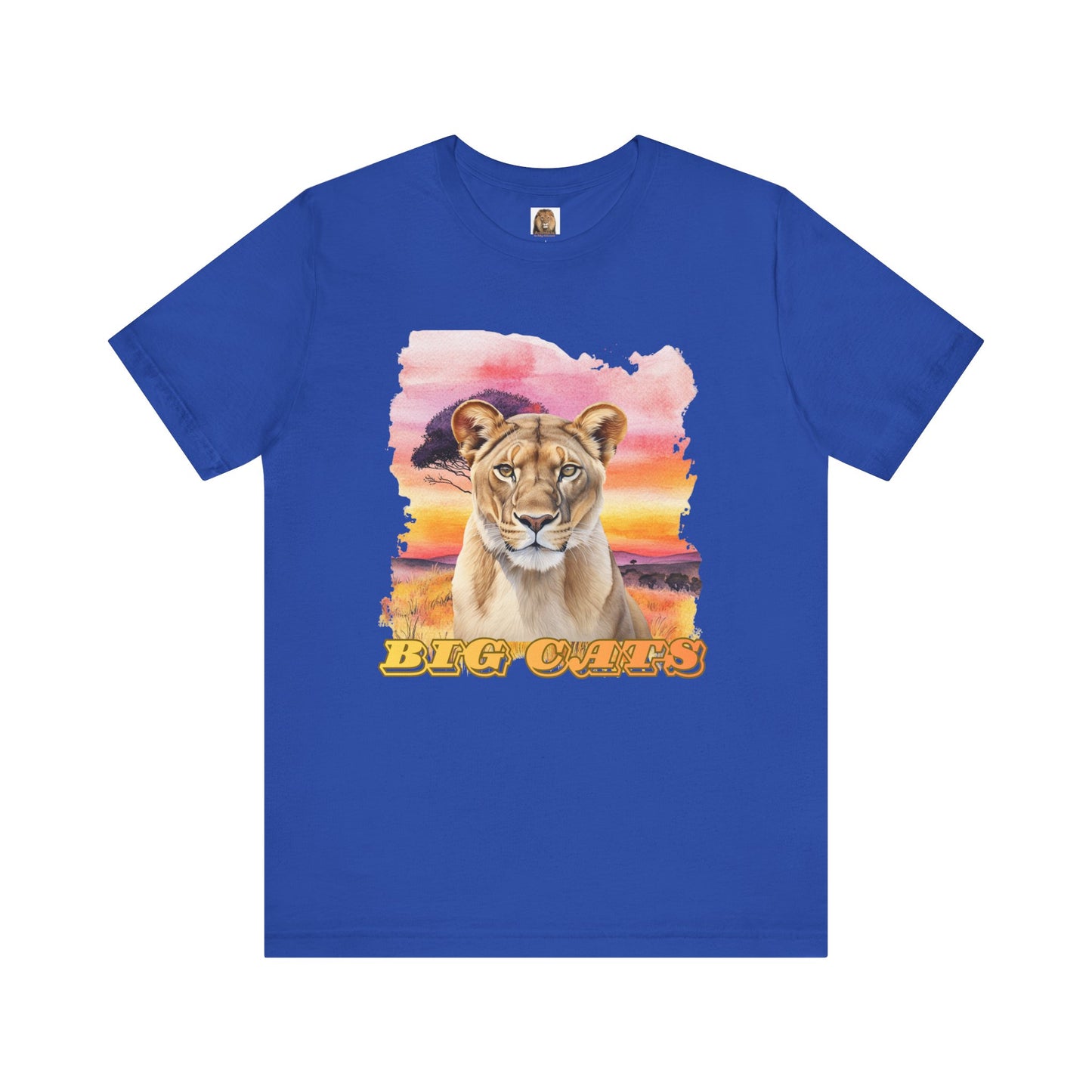 Women's Lioness Big Cats Short Sleeve Tee