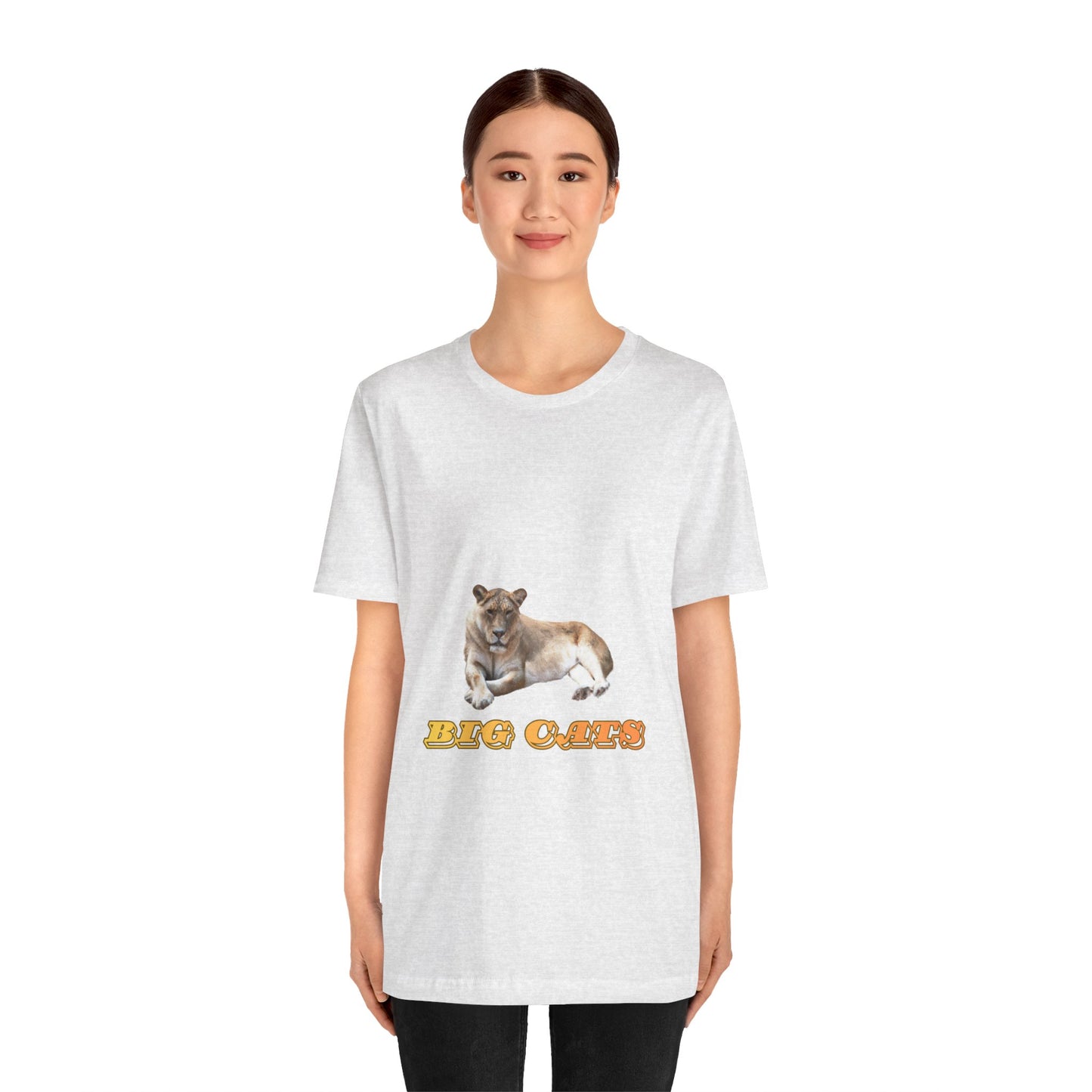 Unisex Lioness Big Cats Short Sleeve Tee