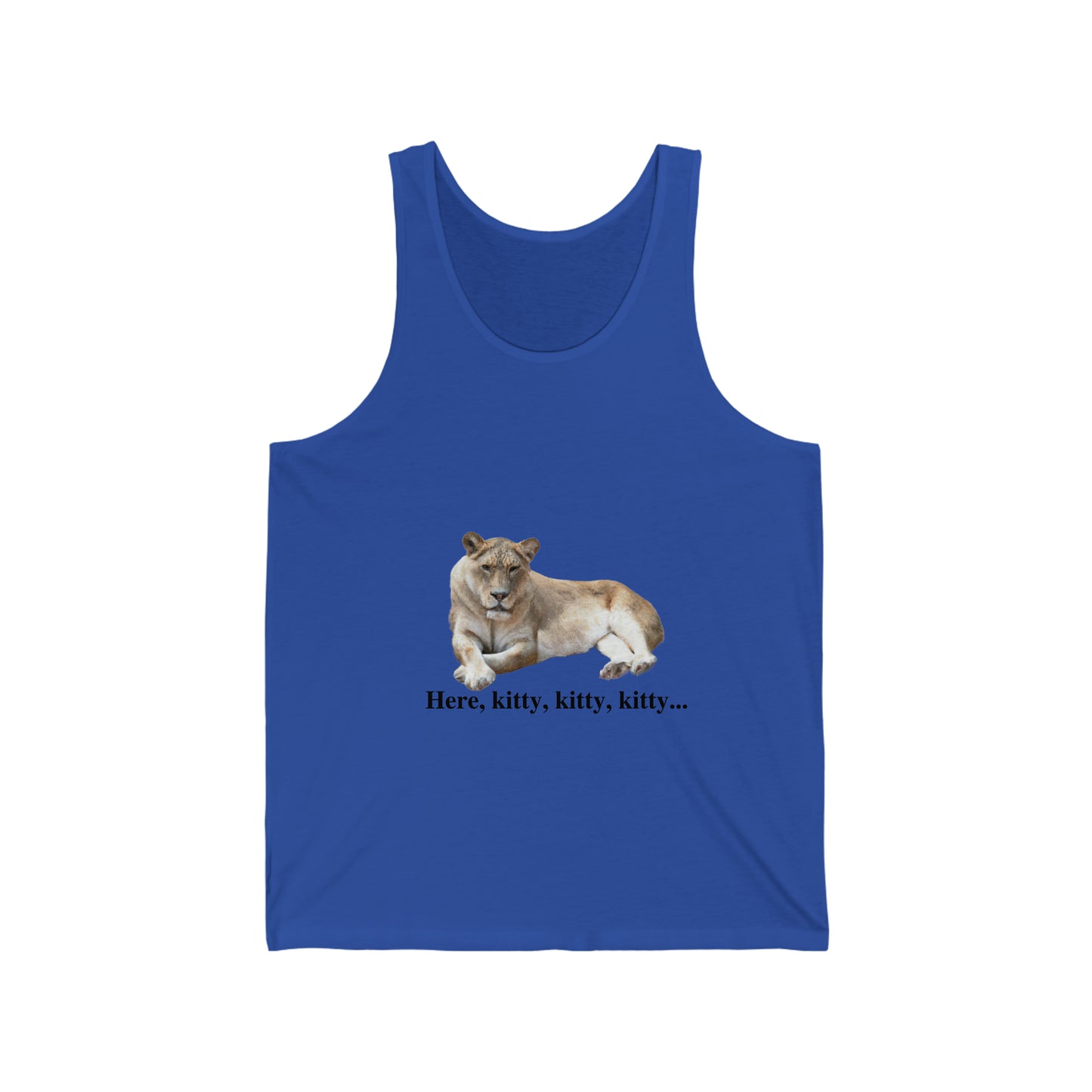 Unisex Lioness Big Cats Jersey Tank