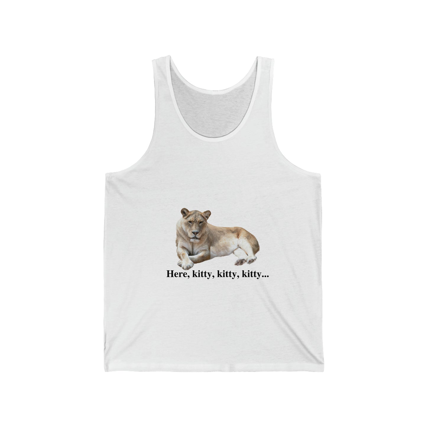 Unisex Lioness Big Cats Jersey Tank