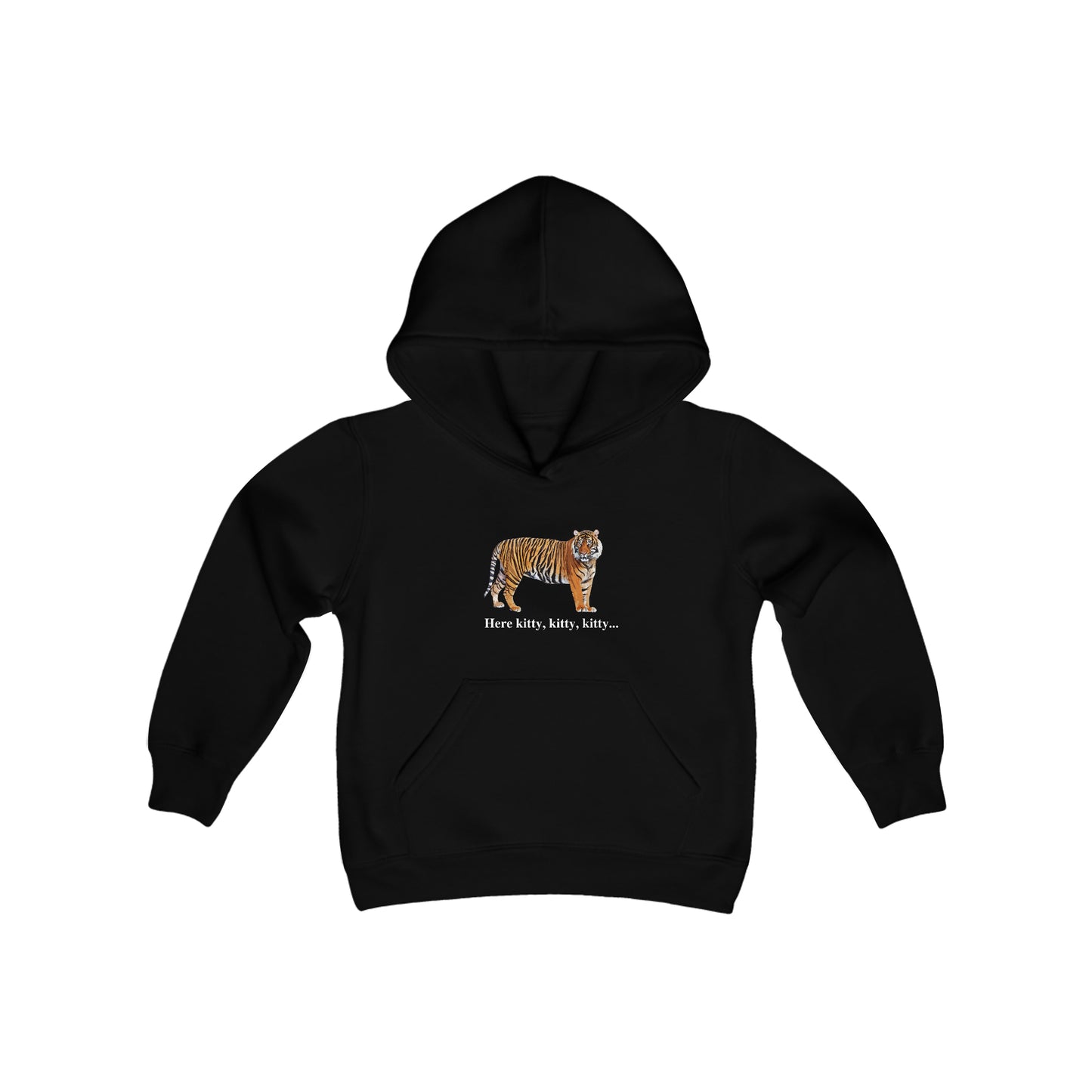 Youth Tiger Big Cats Hooded Sweatshirt