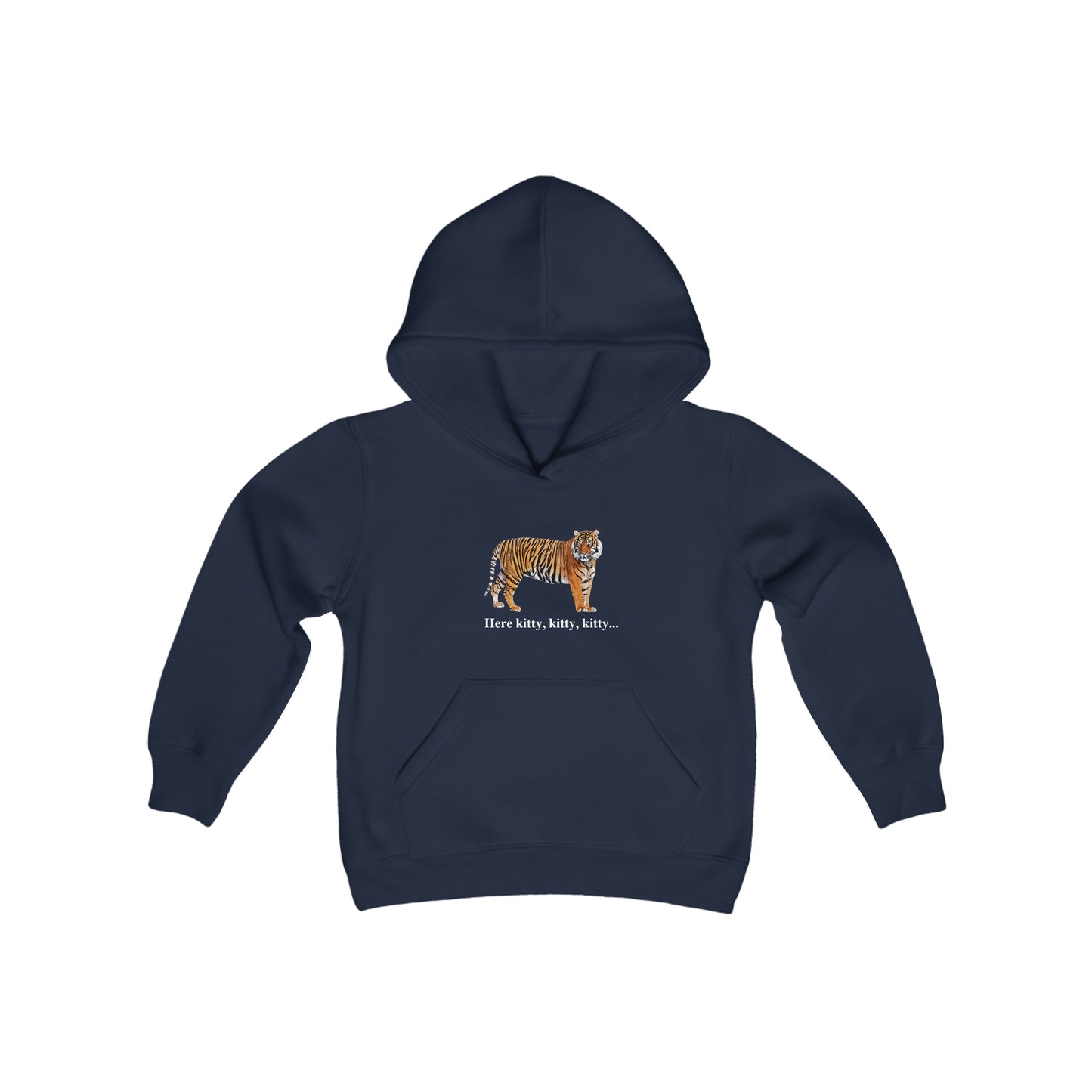 Youth Tiger Big Cats Hooded Sweatshirt