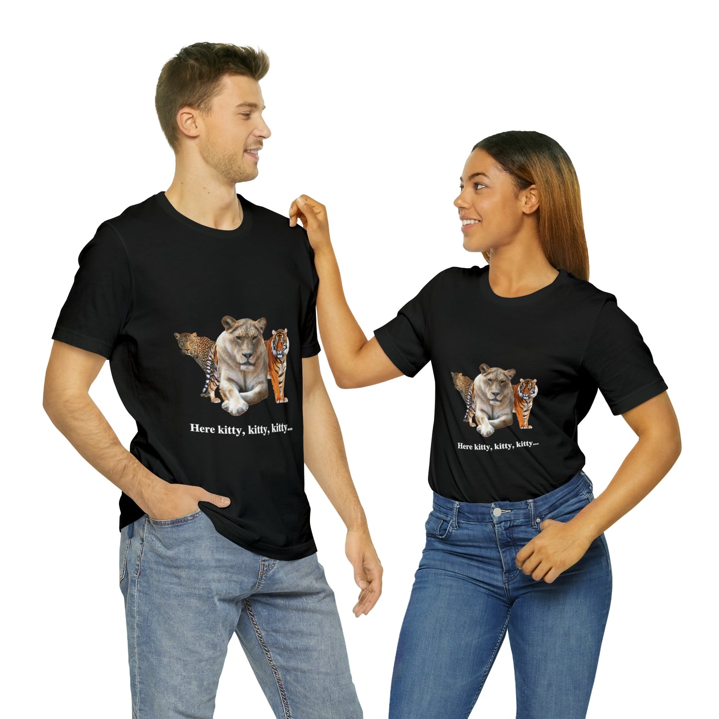 Unisex Big Cats Lioness Short Sleeve Tee