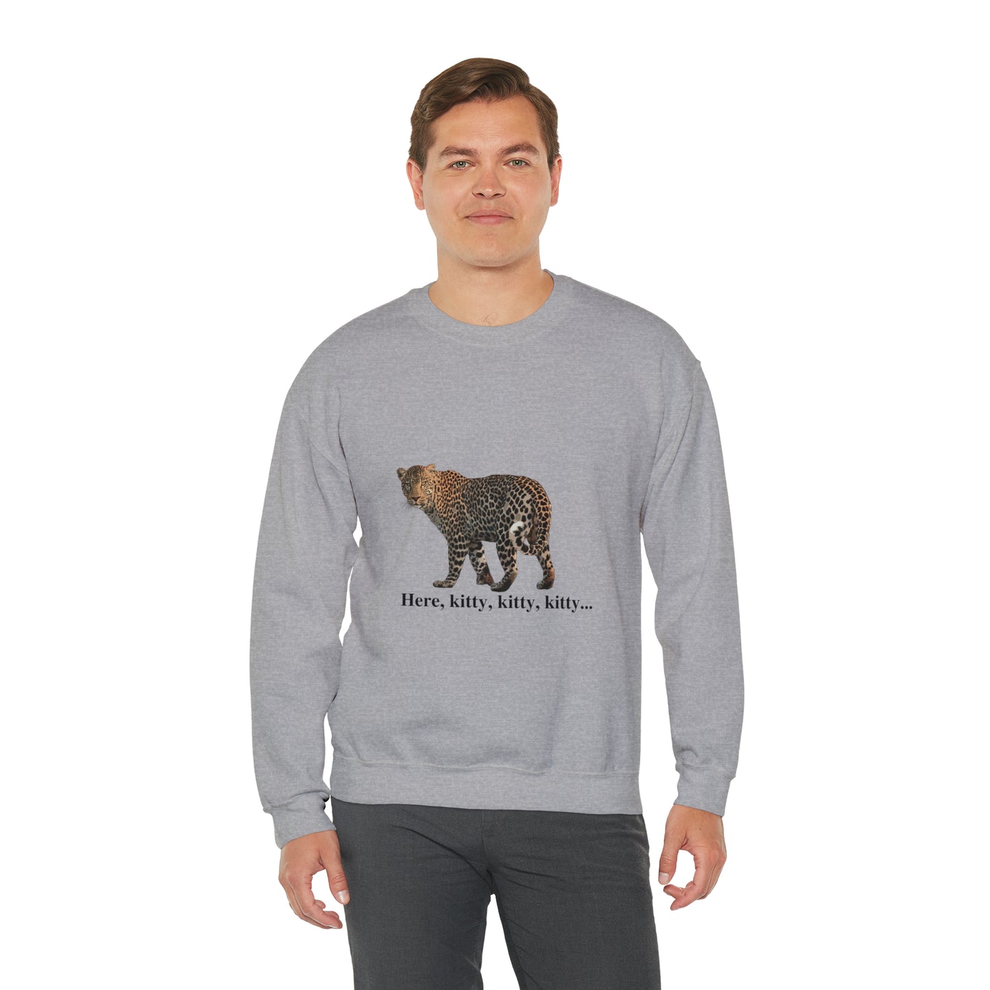 Unisex Leopard Big Cats Crewneck Sweatshirt