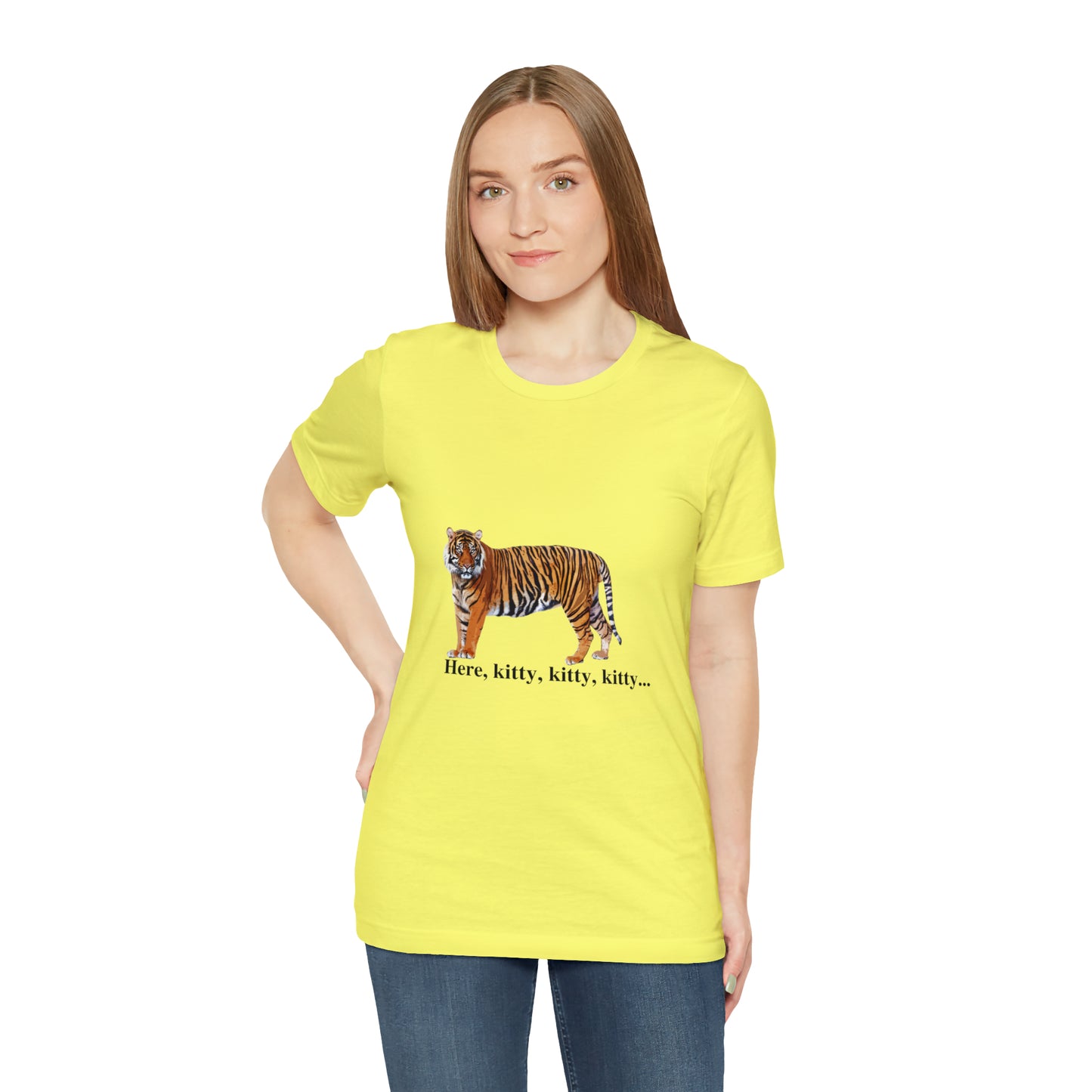 Unisex Tiger Big Cats Short Sleeve Tee