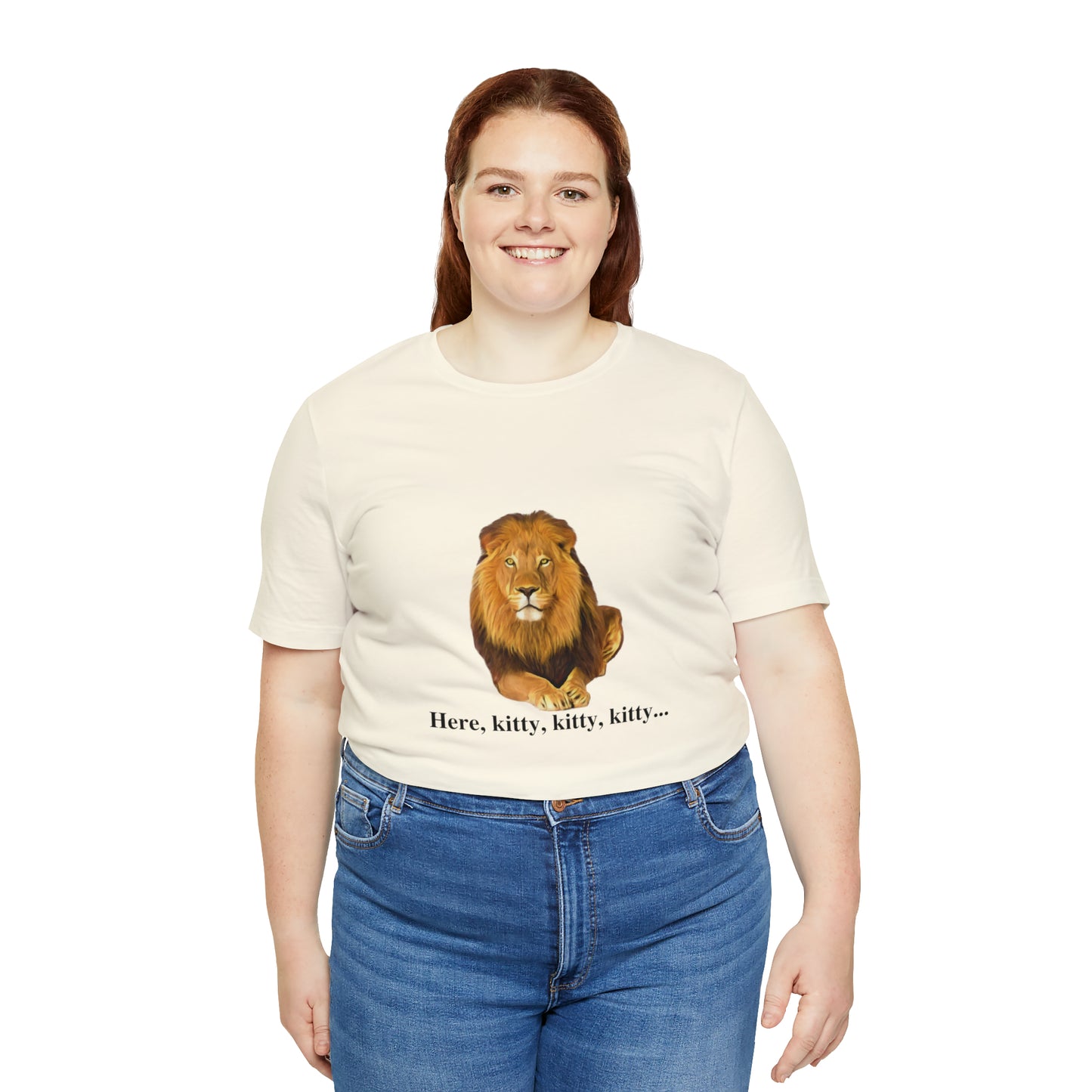 Unisex Lion Big Cats Short Sleeve Tee