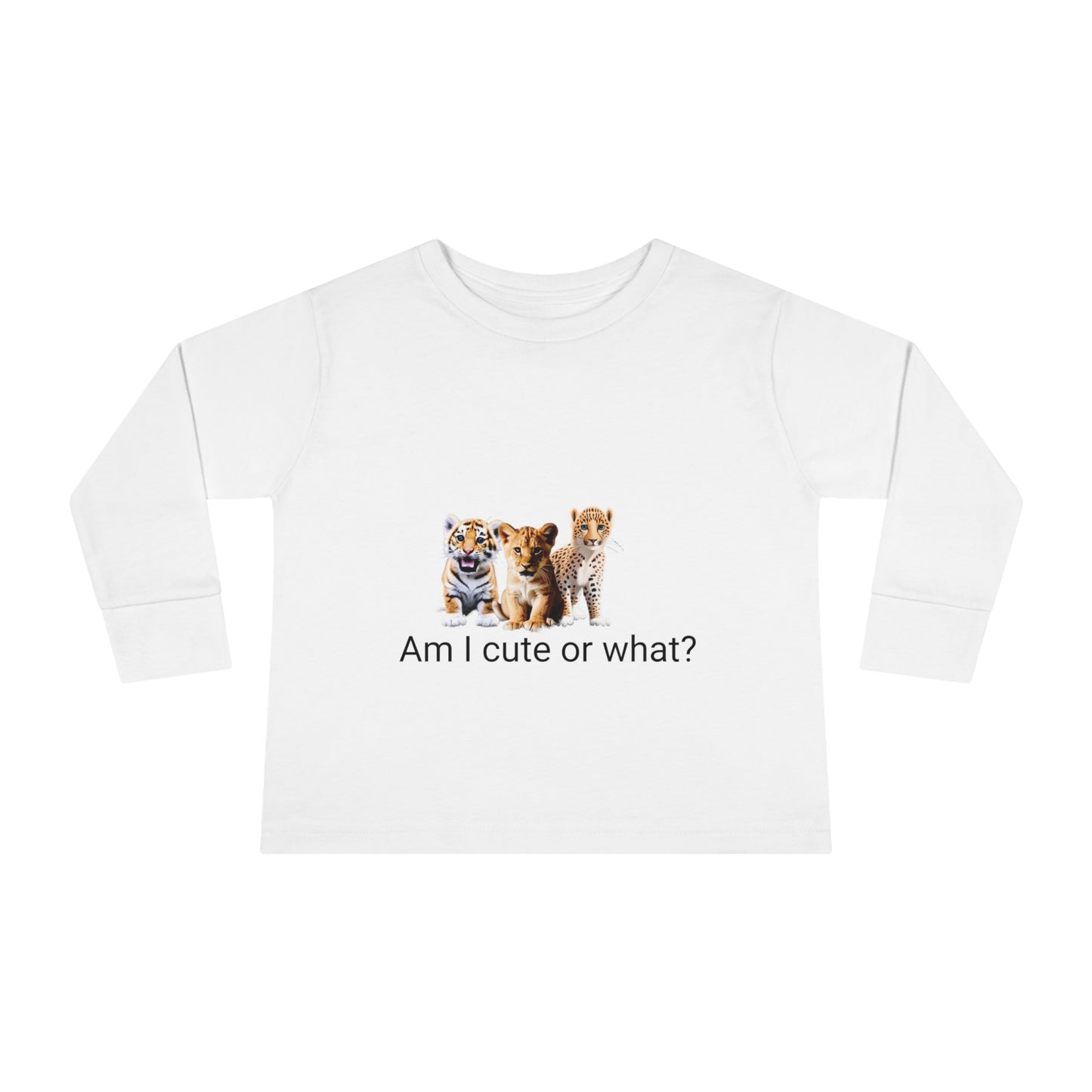 Toddler Little Cats Long Sleeve Tee