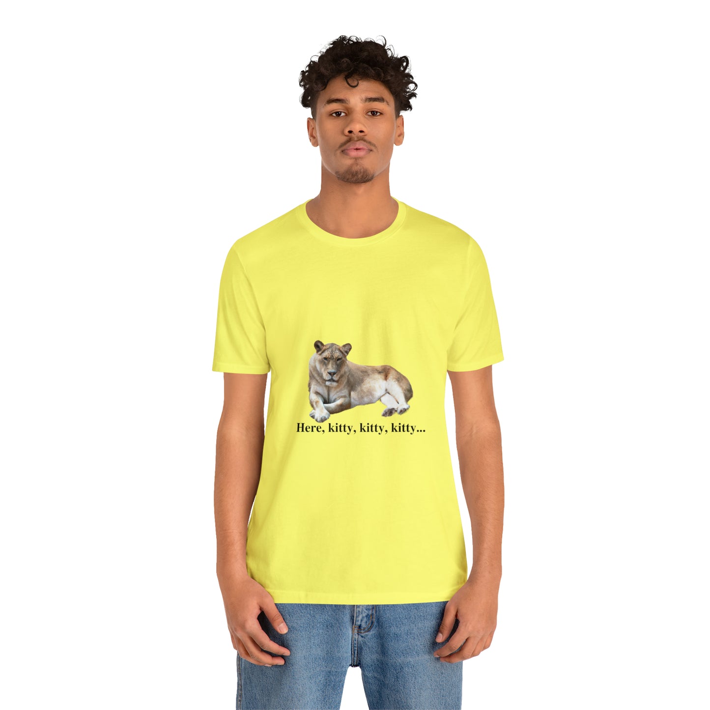 Unisex Lioness Big Cats Short Sleeve Tee