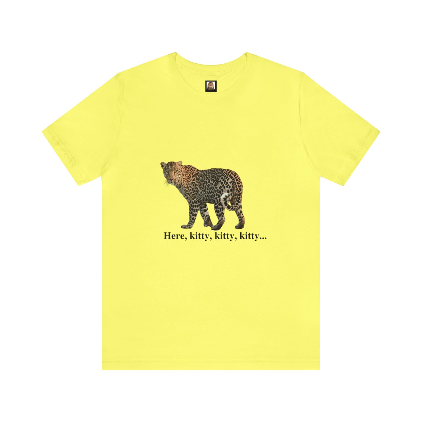 Unisex Leopard BigCats Short Sleeve Tee