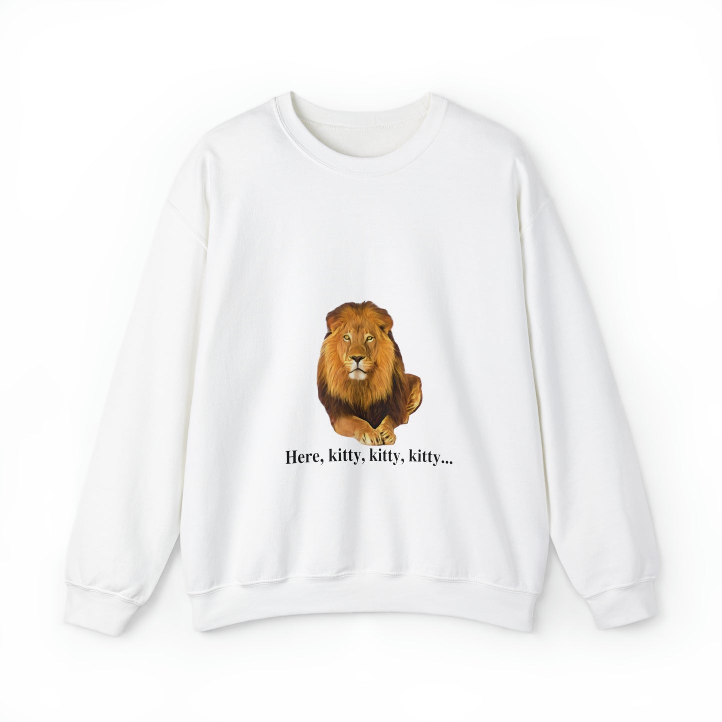 Unisex Lion Big Cats Crewneck Sweatshirt