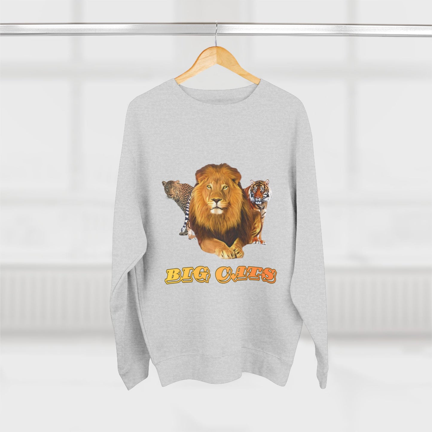 Unisex Premium Big Cats Crewneck Sweatshirt