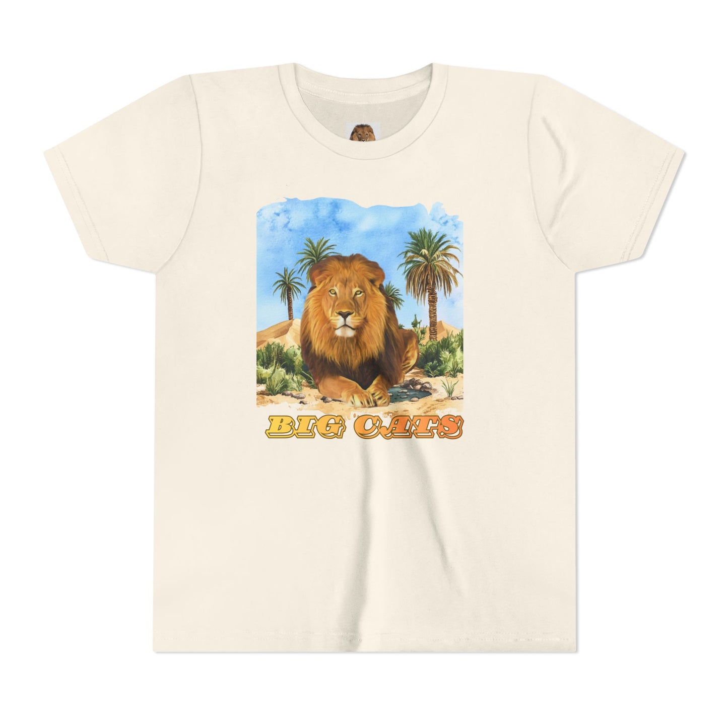 Boy's Lion Big Cats Short Sleeve Tee