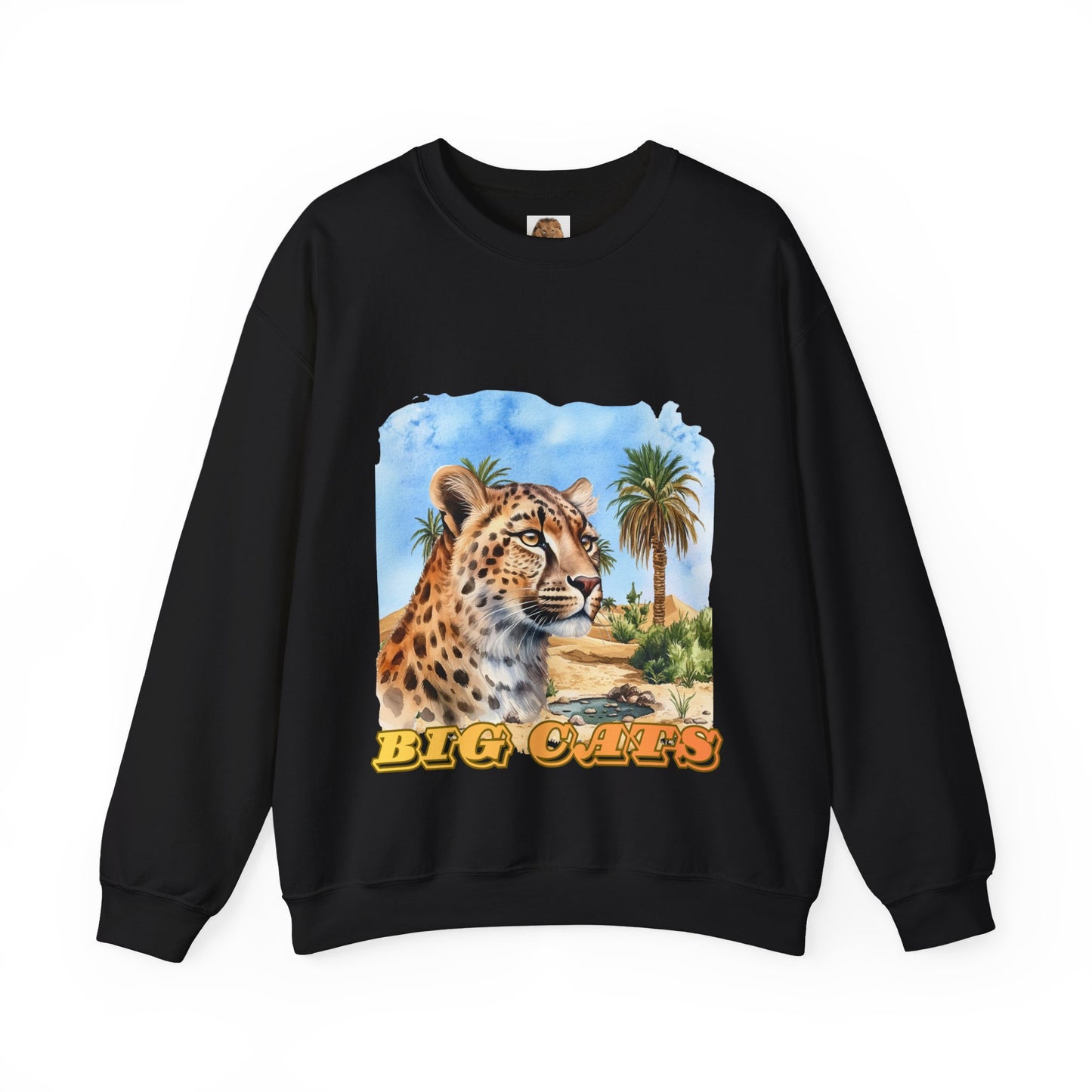 Men's Big Cats Cheetah Crewneck Sweatshirt